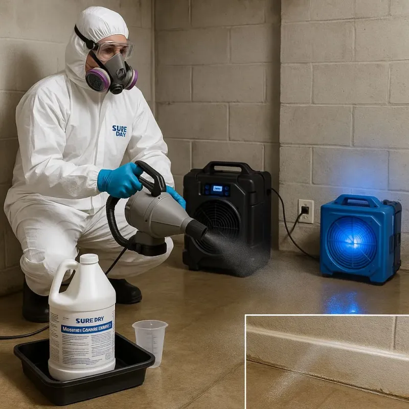 Sanitization and Odor Removal process in Jamesburg, NJ